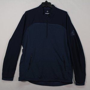 Adidas Golf  Sweater Men's Large Blue Long Sleeve Solid